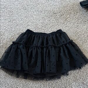 Elegant Black Tulle Skirt